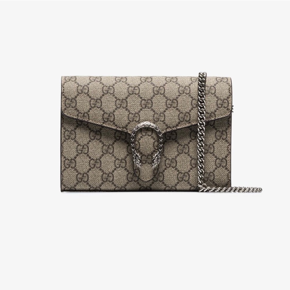 Gucci Dionysus GG supreme chain wallet